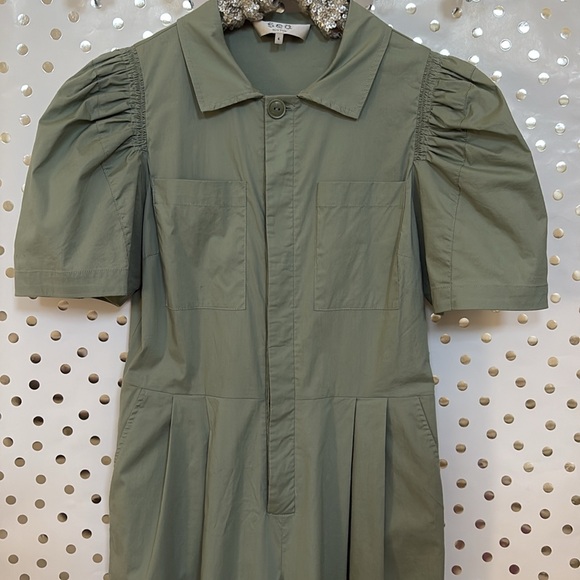 Sea New York Sienna Puff Sleeve Wide Leg Jumpsuit ~ - Picture 6 of 12